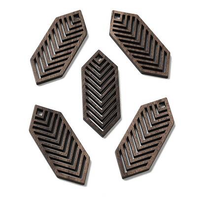 Walnut Wood Hollow Pendants