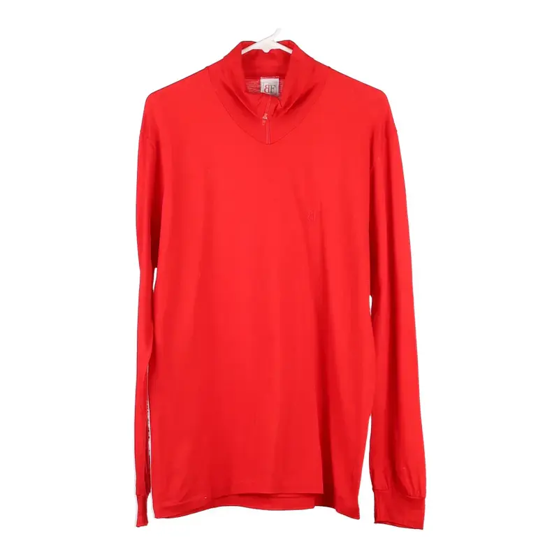 Belfe 1/4 Zip - XL Red Cotton