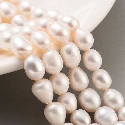 Natural Cultured Freshwater Pearl Beads Strands