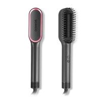 DOMIDO - 2 in 1 Hair Straightener Brush & Blow Dryer Brush, Hot Comb Hair Styling Tool with Soft Airflow Technology and 30-Se...