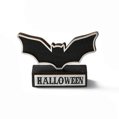 Wood Halloween Display Ornaments
