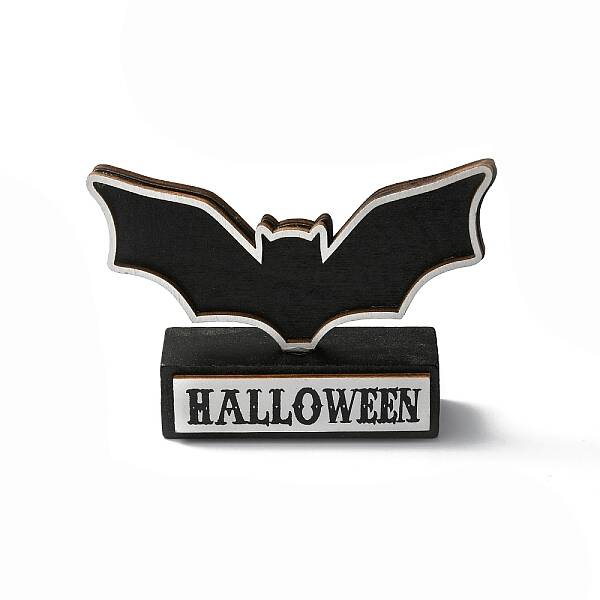 Wood Halloween Display Ornaments