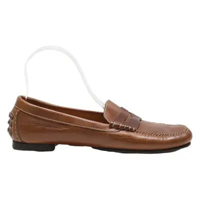 FAIRMOUNT Loafer Shoes Brown Leather Womens UK 6.5