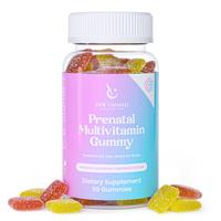 Halal Certified Prenatal Gummies - Essential Vitamins with Folate, DHA/EPA Omega-3, Biotin, & Zinc for Baby’s Development &...
