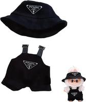 17cm Labubu Clothes Set, Hat & Overalls Set for 17cm Labubu Accessories Suit, Cute Clothes for Labubu Dress up Unique Style (...