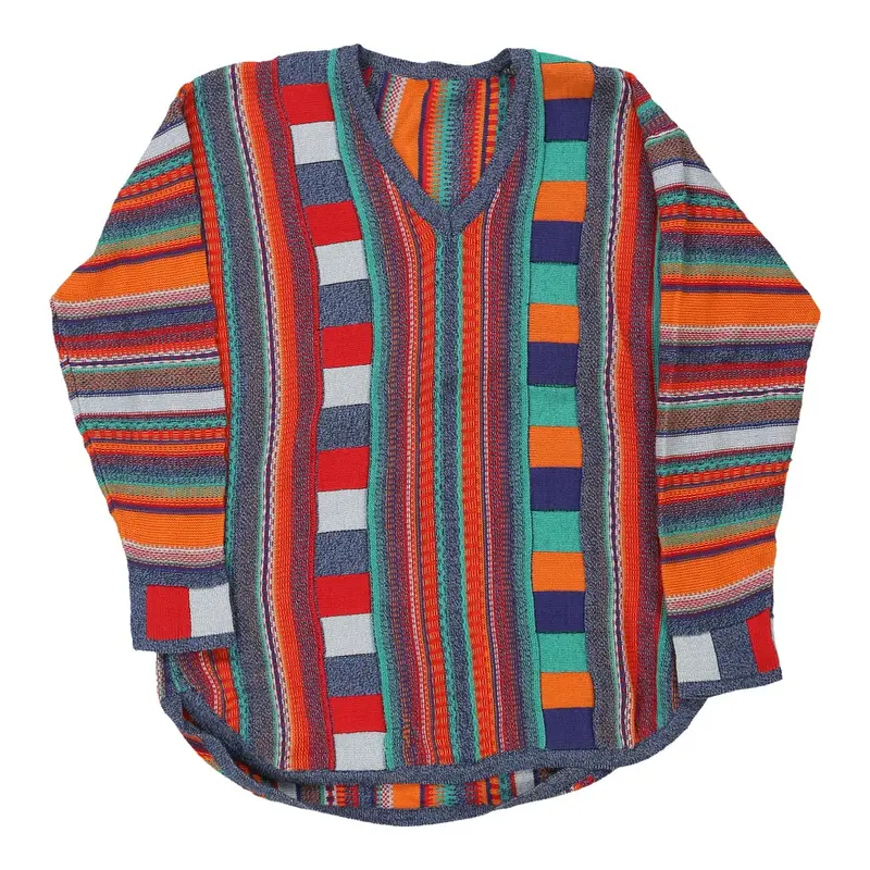 Unbranded Jumper - Large Multicoloured Cotton Blend