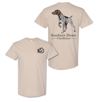 Southern Down Outfitters Hunting Dog T-Shirt, Casual Wear, Southern Style, Country Clothing For Men and Women