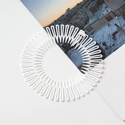 Plastic Full Circular Flexible Comb Hair Bands