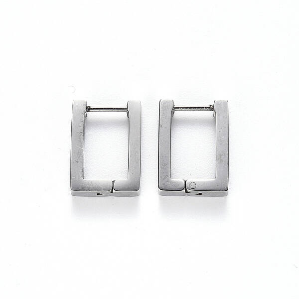 Tarnish Resistant 304 Stainless Steel Huggie Hoop Earrings