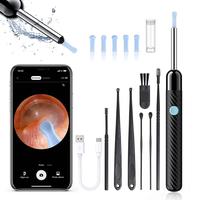 LOYKER Ear Wax Remover Tool, 360°Waterproof Endoscope with Light, Ear Wax Removal Tool with integrated Patented Design, Port...