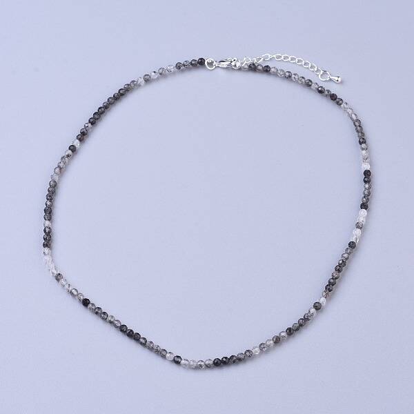 Natural Rutilated Quartz Beaded Necklaces