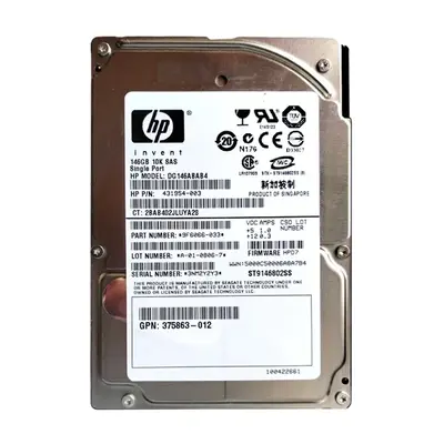 9F6066-033 Seagate 146GB 3Gb/s SAS 10000 2.5-inch 16MB Hard Drive