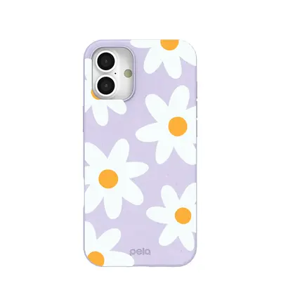 Lavender Daisy iPhone 16 Plus Case