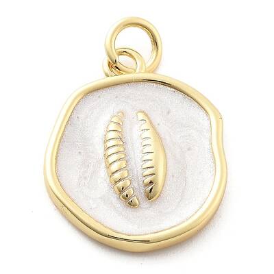 Ocean Theme Brass Enamel Pendants