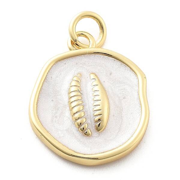 Ocean Theme Brass Enamel Pendants