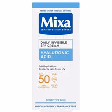 Mixa Invisible Daily SPF Cream SPF 50 - Skin Moisturizer - 50ml