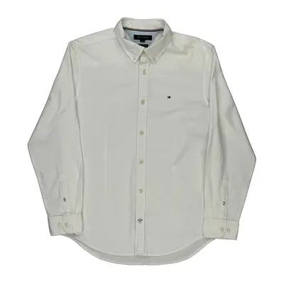 Tommy Hilfiger Slim Fit Shirt - XL White Cotton