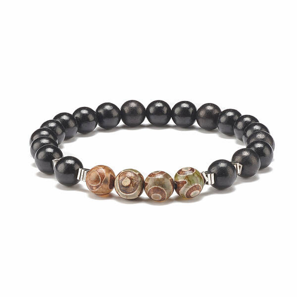 Gemstone Mala Bead Bracelet