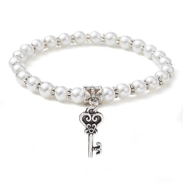 Glass Pearl Beaded Stretch Bracelets