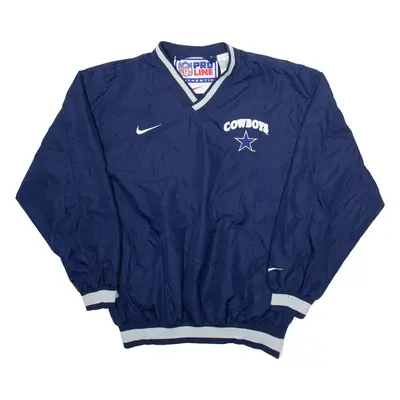 NFL Dallas Cowboys Mens Pullover Jacket Blue USA M