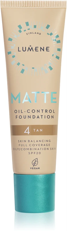 Lumene Matt Oil-Control Mattifying foundation SPF 20 color 4 Warm Honey / Tan 30 ml