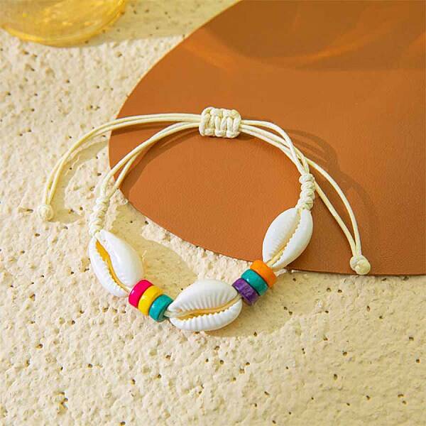 Bohemian Shell Braided Beaded Bracelets