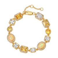 Lemonade (Yellow) Solstice Gemstone Bracelet