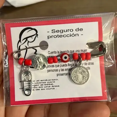 Evil Eye Jewelry for Women - Red Protection Pin - Unique Gift Idea for Babies, Infants and Toddlers - Evil Eye Pin, Red Strin...