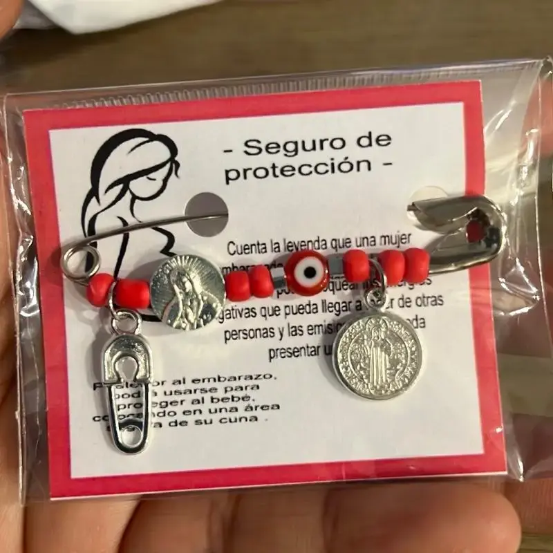 Evil Eye Jewelry for Women - Red Protection Pin - Unique Gift Idea for Babies, Infants and Toddlers - Evil Eye Pin, Red Strin...