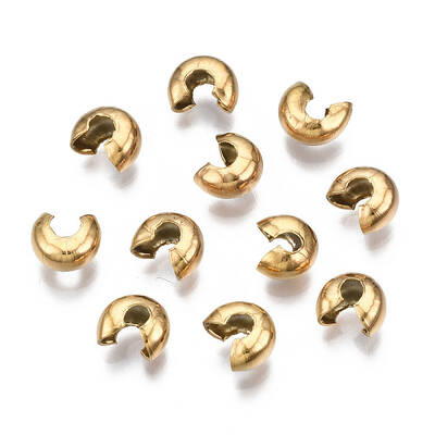 304 Stainless Steel Crimp Beads Covers