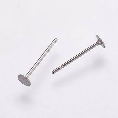 Tarnish Resistant 304 Stainless Steel Stud Earring Settings