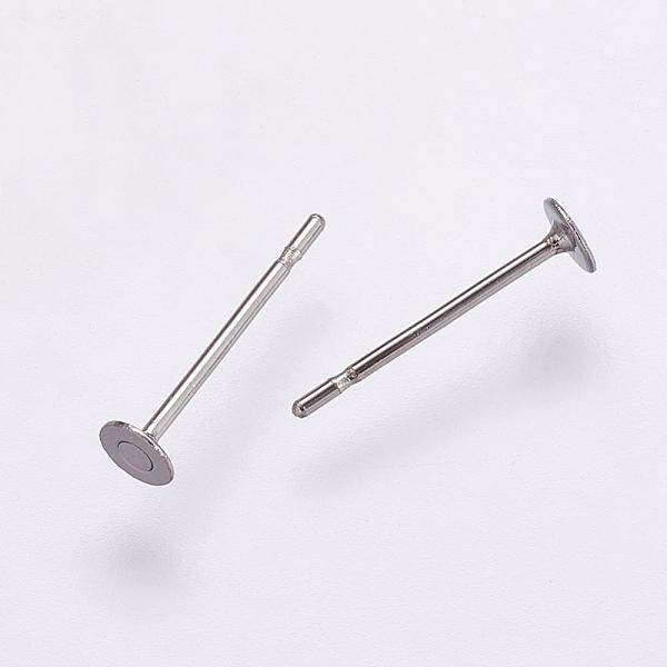 Tarnish Resistant 304 Stainless Steel Stud Earring Settings