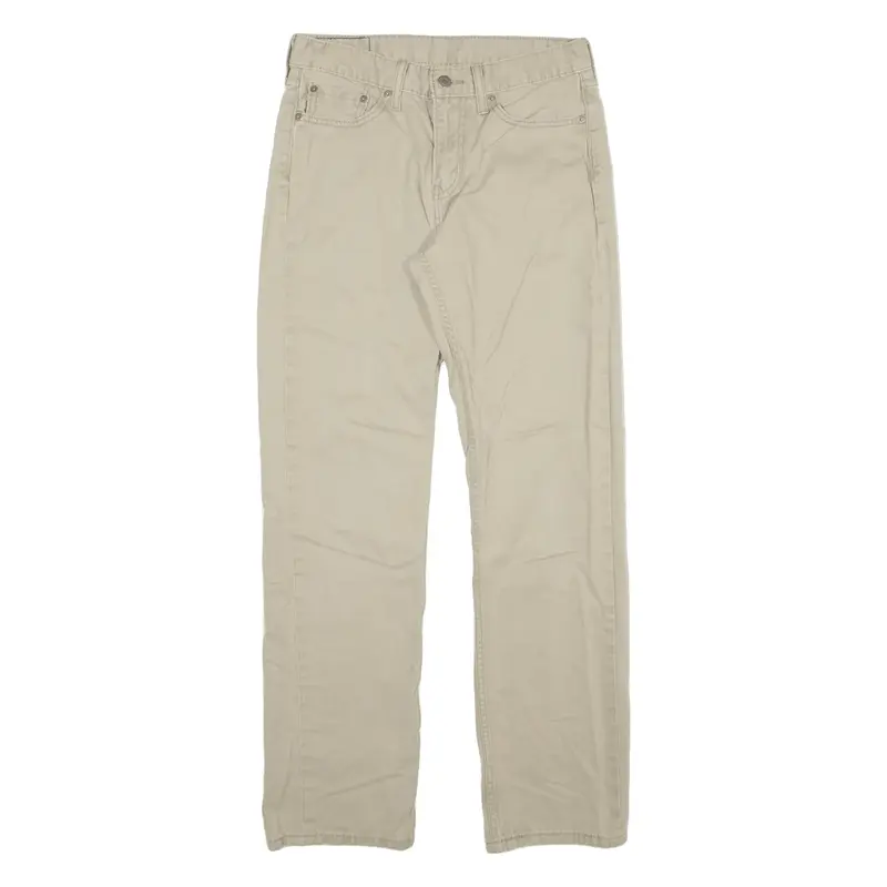 LEVI'S 514 Mens Trousers Beige Regular Straight W30 L32