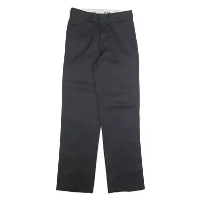 DICKIES Chino Mens Trousers Black Regular Straight W30 L32