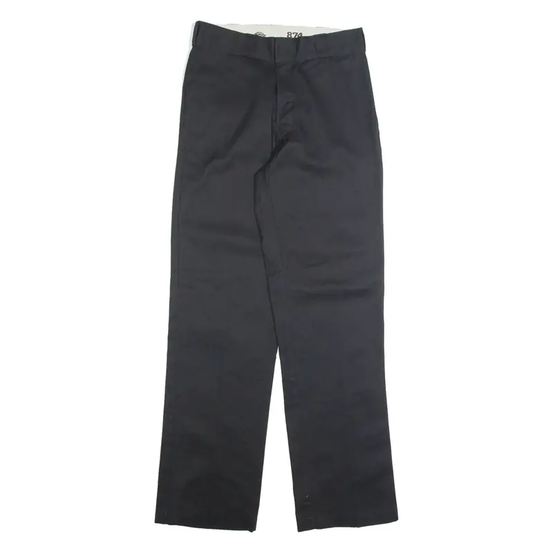 DICKIES Chino Mens Trousers Black Regular Straight W30 L32