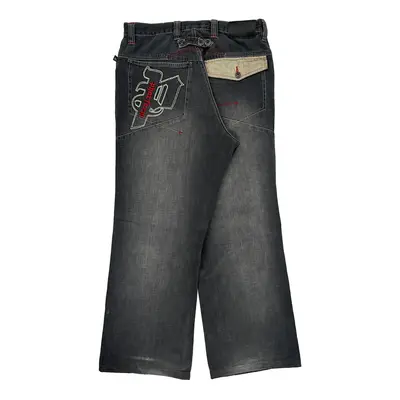 Phat Farm Baggy Jeans - 32W 28L Dark Wash Cotton