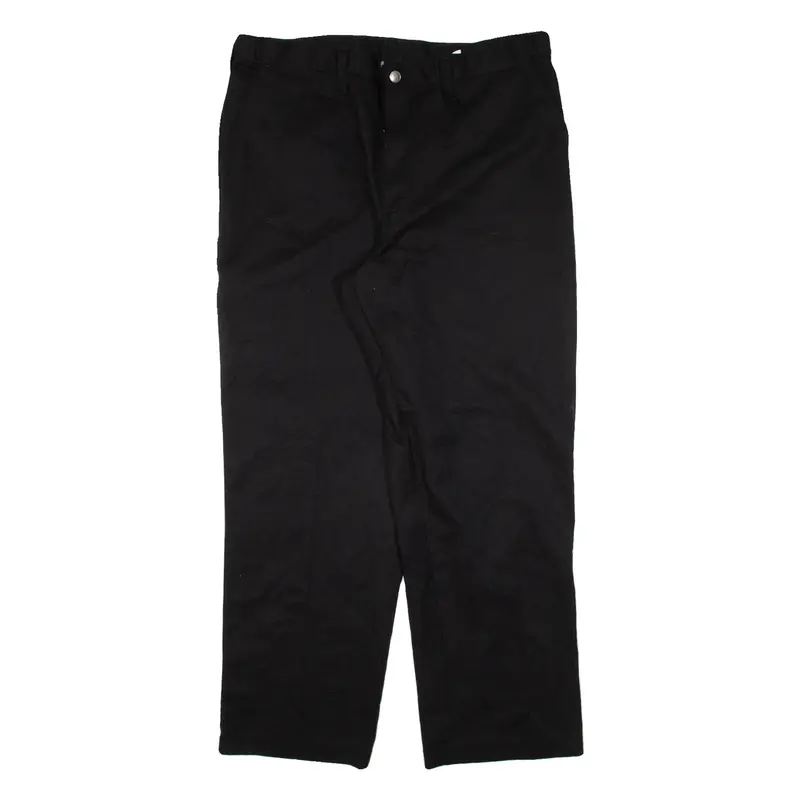 DICKIES Mens Trousers Black Relaxed Straight W38 L30
