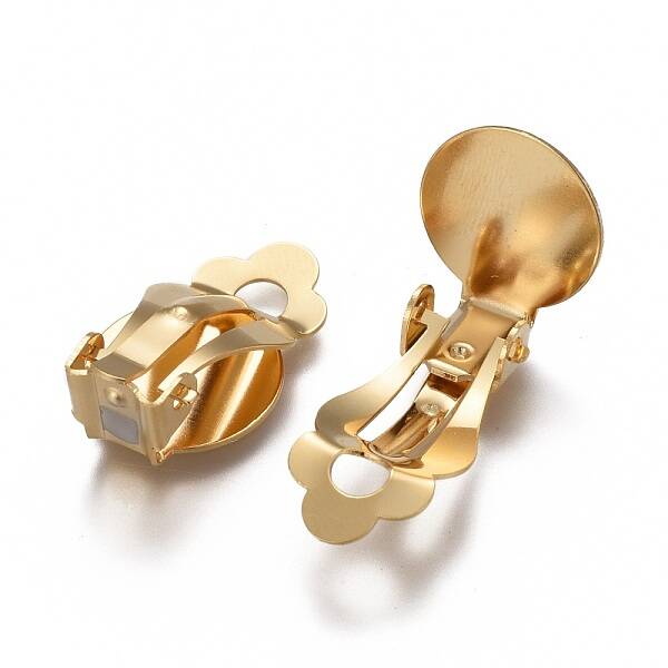 304 Stainless Steel Clip-on Earring Setting