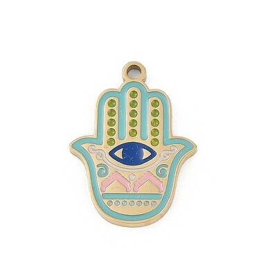 304 Stainless Steel Enamel Pendants
