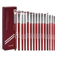 Professional Makeup Brush Set, 15pcs/set Multifunctional Red Makeup Brushes Blending Brush, Makeup Tools Suitable for Women a...