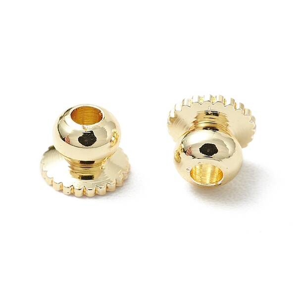 Rack Plating Brass Bead Cap