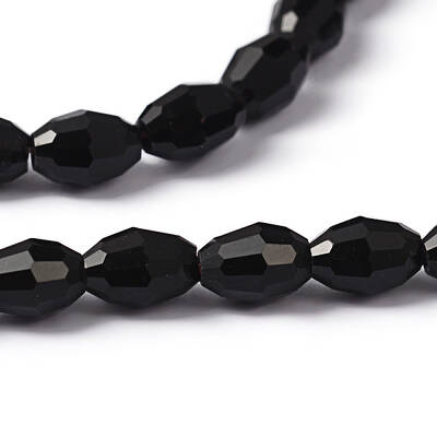 Faceted Glass Beads Strands