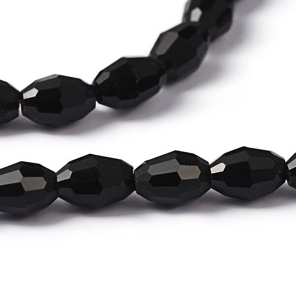 Faceted Glass Beads Strands