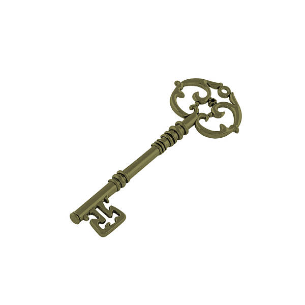 Skeleton Key Tibetan Style Alloy Big Pendants