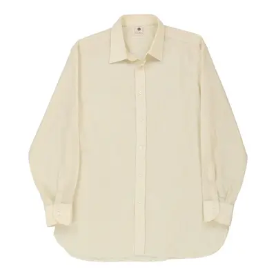 Zz Sheer Shirt - Large Cream Polyester Blend