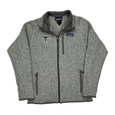 Patagonia Fleece Jacket - Small Grey Polyester