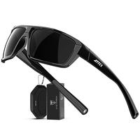 ATTCL Polarized Wrap Sunglasses For Men - Driving Fishing Sports Glasses UV Protection fishing sunglass