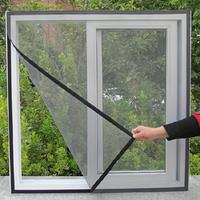 Self-adhesive Mosquito Screen Kit, 1 Count Invisible Cut-to-fit Insect Mesh for Window & Doors, Tool-free Installation Mosqu...