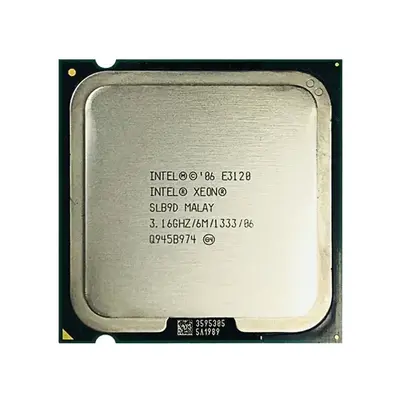 493930-001 HP 3.16GHz 1333MHz FSB 6MB L2 Cache Socket LGA775 Intel Xeon E3120 Dual-Core Processor