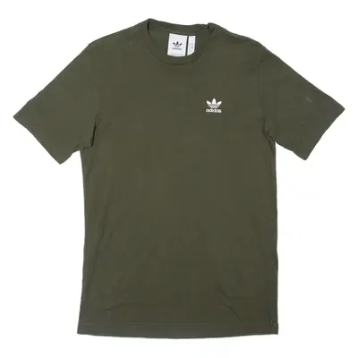 ADIDAS Mens T-Shirt Green XS